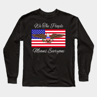 Constitution Long Sleeve T-Shirt - We The People 2nd Amendment Gun Rights by macdonaldcreativestudios